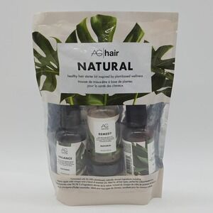 AG Hair Natural Starter Kit Boost, Remedy, Balance, Dry Lift, Rosehip Balm
